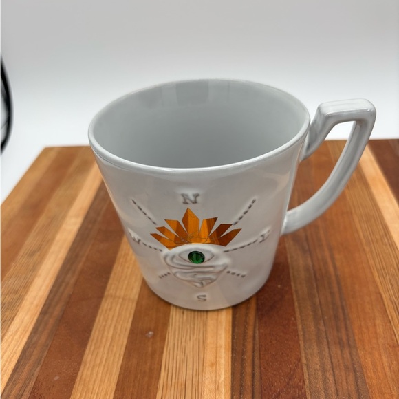 STARBUCKS COMPASS N.S.E.W. COFFEE MUG ANNIVERSARY COLLECTION 2014 12 Oz. - Picture 1 of 5
